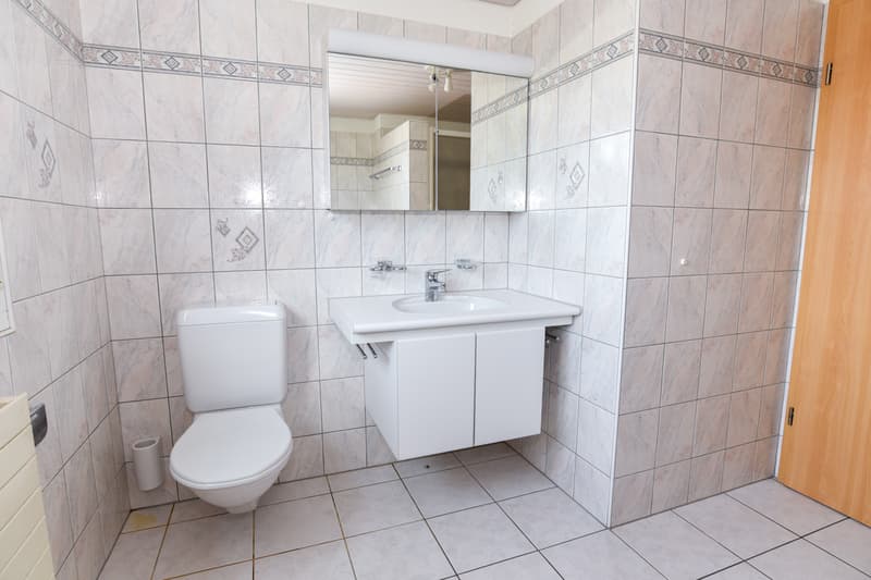 ...WC und Lavabo