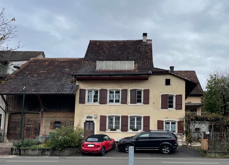 Ansicht Liegenschaftenensemble Hauptstrasse 87, 89 und 89A