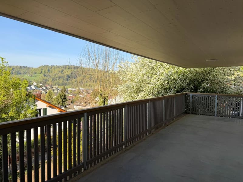 Grosszügiger Balkon