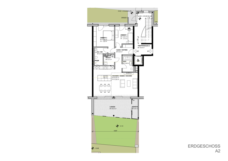 einzigartige 3.5 Zimmer Neubau-Gartenwohnungen mit hohem Qualitäts- und Ausbaustandart und eigenem Gartenanteil (6)