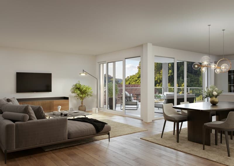 Im Herzen von Gränichen 2.5 Zimmer Neubau-Wohnungen (3)