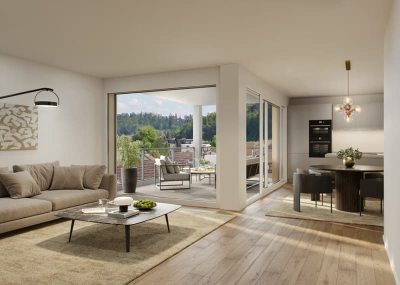Im Herzen von Gränichen 2.5 Zimmer Neubau-Wohnungen (4)