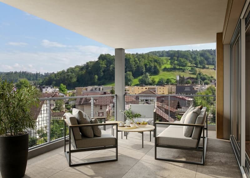 Im Herzen von Gränichen 3.5 Zimmer Neubau-Wohnungen (6)