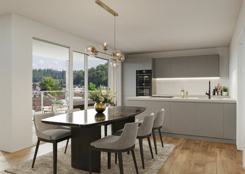 Im Herzen von Gränichen 4.5 Zimmer Neubau-Wohnungen (5)
