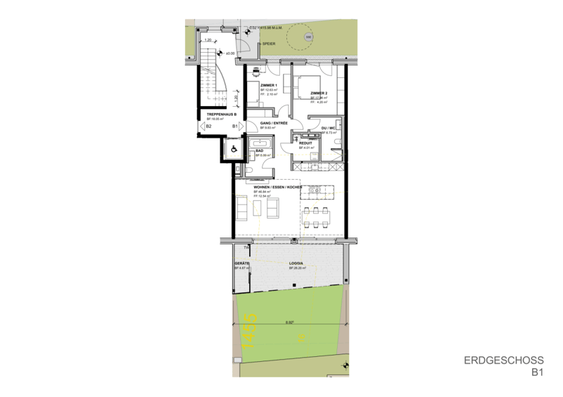 einzigartige 3.5 Zimmer Neubau-Gartenwohnungen mit hohem Qualitäts- und Ausbaustandart und eigenem Gartenanteil (7)