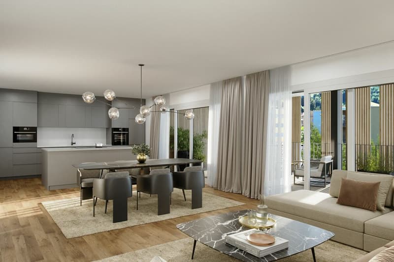 einzigartige 3.5 Zimmer Neubau-Etagenwohnungen mit hohem Qualitäts- und Ausbaustandart (4)