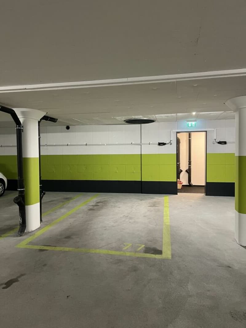 Beispielfoto eines Tiefgaragenplatzes