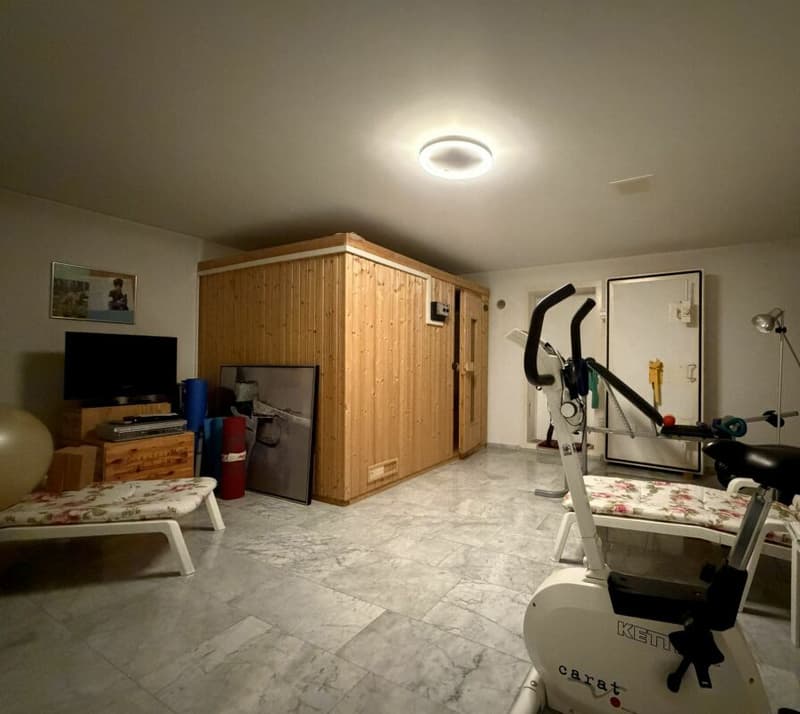 Sauna - und Fitnessraum