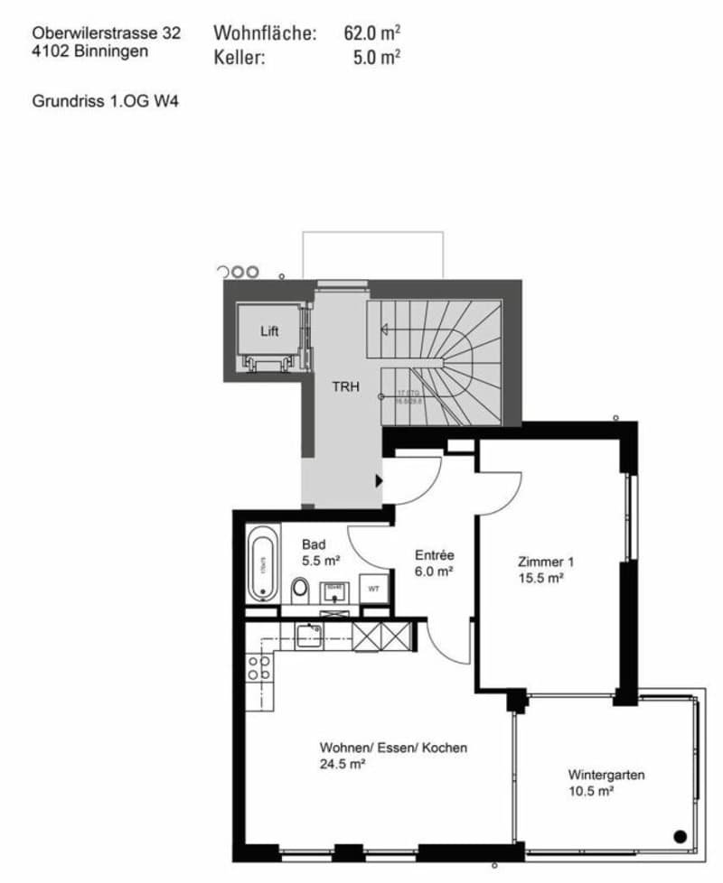 Charmante 2.5-Zimmerwohnung mit Wintergarten (7)