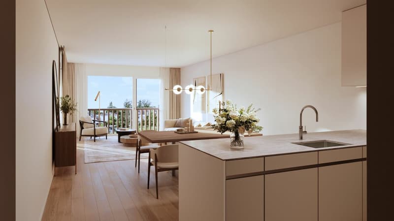 Grosszügige 3.5-Zimmer-Wohnung mit 98.1 m² und zwei Nasszellen (4)