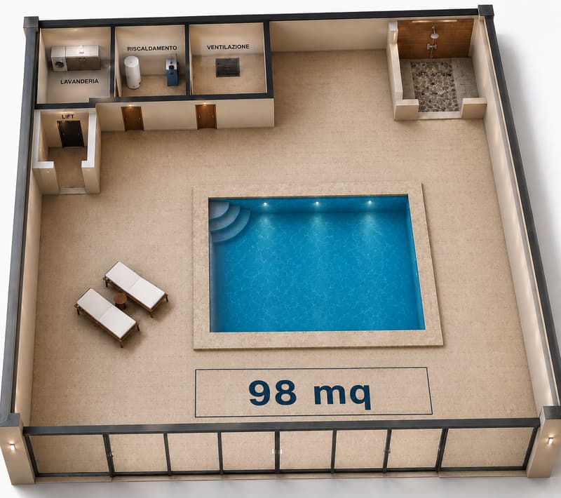 Elegante appartamento loft di 3.5 locali con piscina a Ronco sopra Ascona (7)
