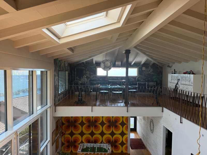 Elegante appartamento loft di 3.5 locali con piscina a Ronco sopra Ascona (2)