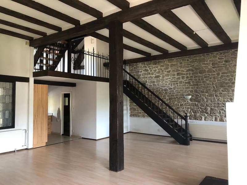 Charmante 4-Zimmer-Maisonette-Wohnung mit Kamin in Arisdorf (3)
