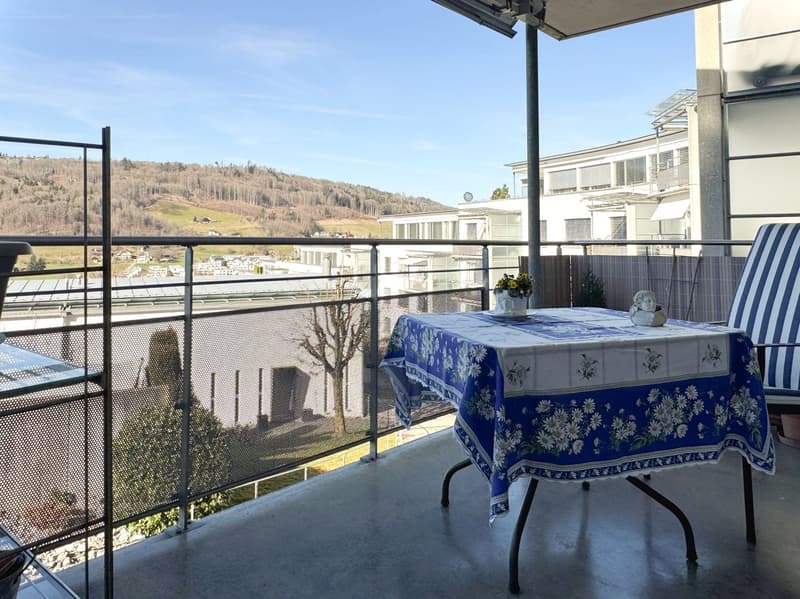 Balkon mit unverbaubarer Sicht