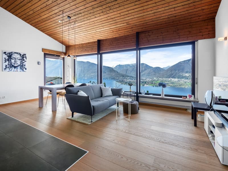 Sogno abitativo esclusivo su un terreno edificabile di 2'637m2 con vista a 180° sul Lago Maggiore (2)