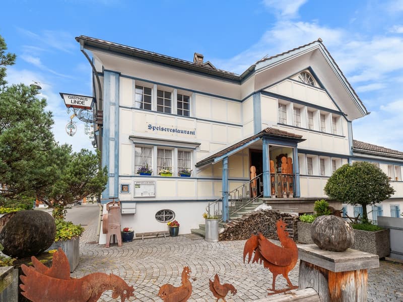 Geschichtsträchtiges Appenzellerhaus (Gasthaus Linde) mitten im Dorfkern (3)