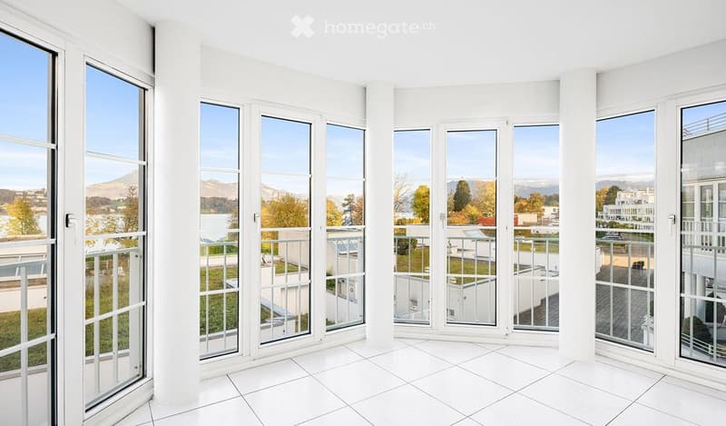 Helle 3.5-Zimmer-Wohnung mit Balkon direkt am Seeufer in Luzern (5)