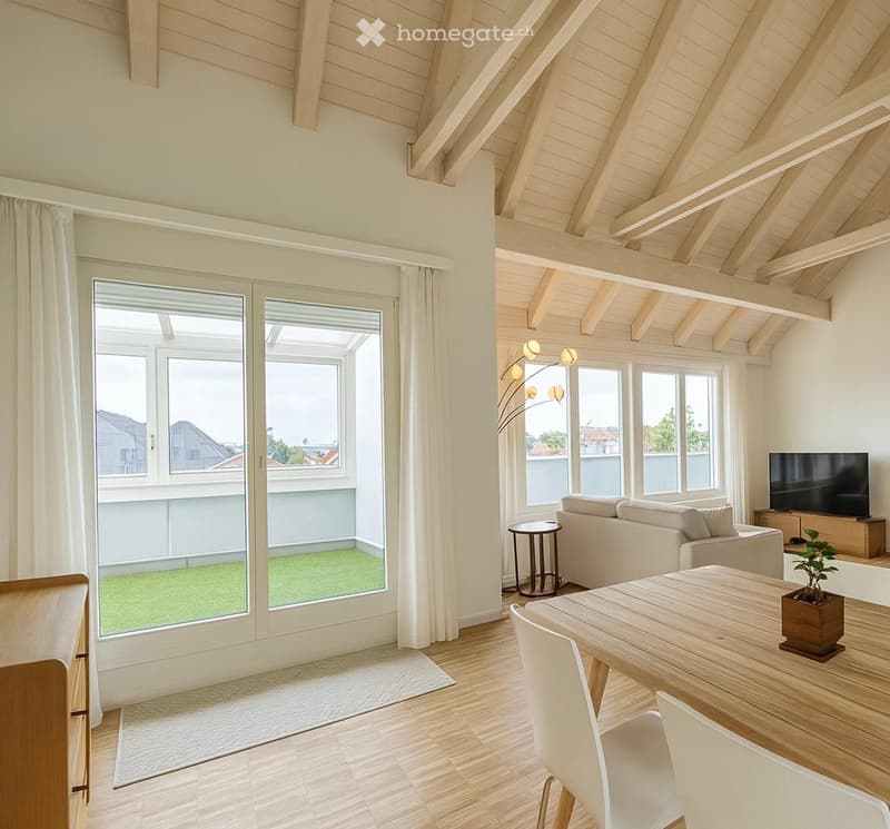 Exclusive Attikawohnung mit zwei Terrassen und Loft-Potenzial, in Toplage nahe Flughafen (12)