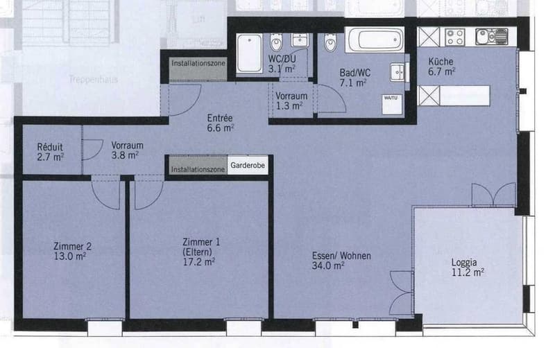 Helle 3.5-Zimmer-Wohnung mit Balkon und Aussicht in Adliswil (4)