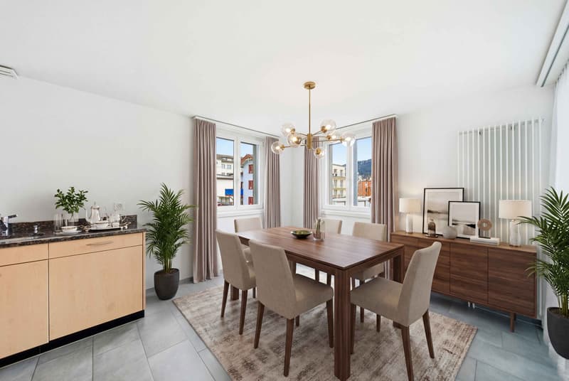 ESCLUSIVO CONDOMINIO DI 4,5 LOCALI CON BALCONE E AMPIO SENSO DELLO SPAZIO (3)