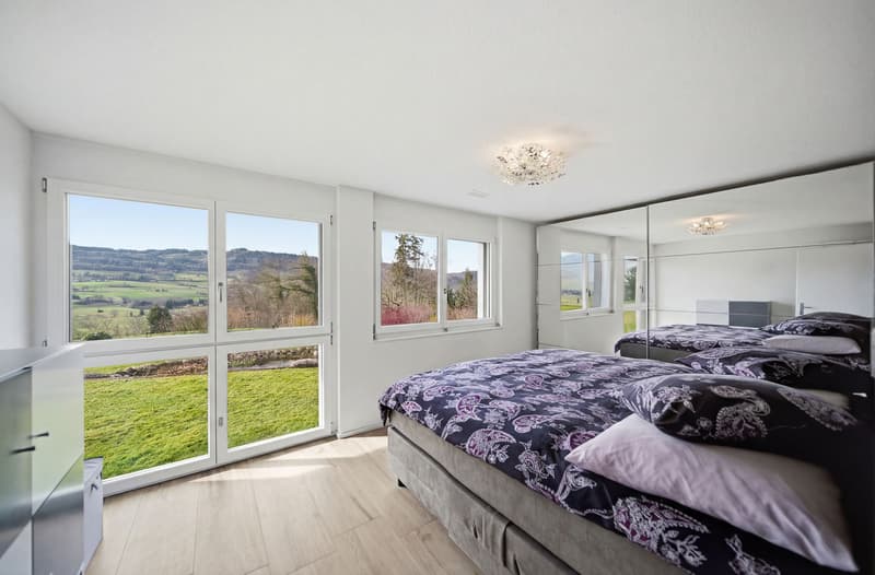 MODERN GARDEN APARTMENT WITH A FANTASTIC VIEW OF THE BERNESE ALPS (4)
