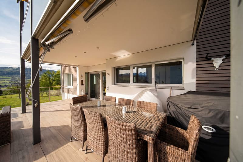 MODERN GARDEN APARTMENT WITH A FANTASTIC VIEW OF THE BERNESE ALPS (6)