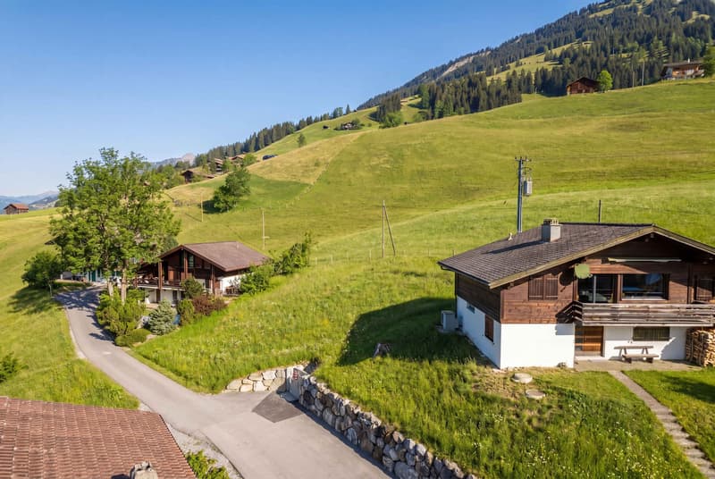 POSIZIONE SOLARE SUL LENK - Terreno edificabile di 747 m² con una vista da sogno sulle montagne (3)
