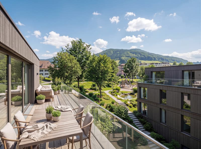 INVESTMENT- CHANCE IN  EGLISAU: 6'884 m² WOHNBAULAND (4)