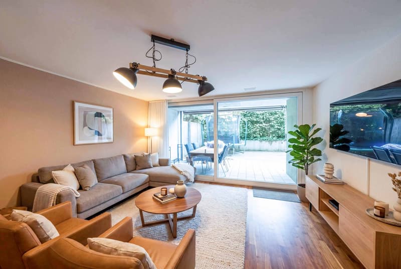 PFIFFIGE 4.5 ZIMMER TERRASSENWOHNUNG IM BEUNDENFELD (2)