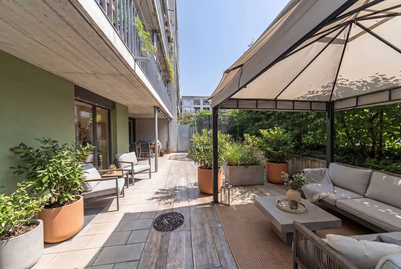 PFIFFIGE 4.5 ZIMMER TERRASSENWOHNUNG IM BEUNDENFELD (1)