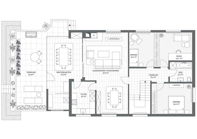 PENSARE IN GRANDE - CASA INDIPENDENTE DI 7,5 STANZE BEN TENUTA (12)
