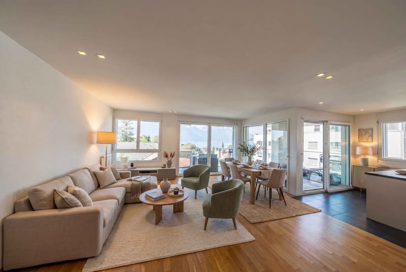SEE- UND BERGSICHT AN DER RIVIERA - MODERNE 4.5 ZIMMER WOHNUNG (1)