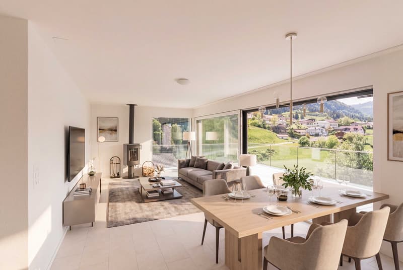 EXCLUSIVE LIVING IN PLASSELB - MODERN 4.5 ROOM ATTIC APARTMENT (1)