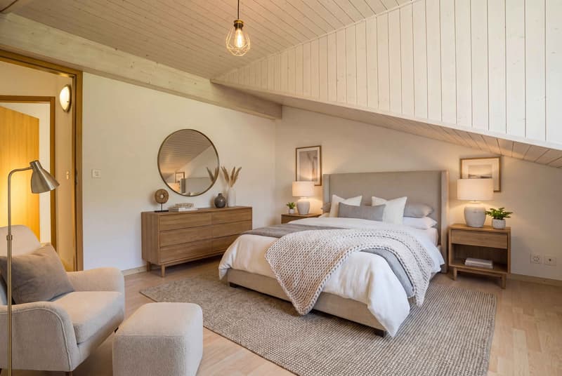 MAISON MITOYENNE AU BORD DU LAC DE MURTEN AVEC ACCÈS PRIVÉ AU LAC (7)