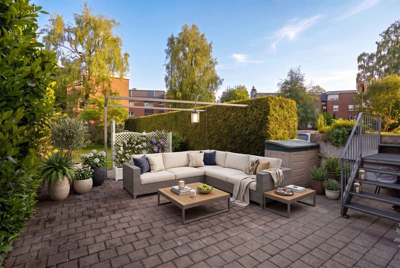 APPARTEMENT CONFORTABLE AVEC JARDIN ET BELLE TERRASSE (7)