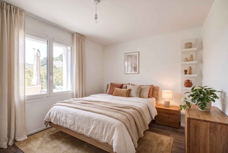 STILVOLLE 4.5 ZIMMER GARTENWOHNUNG MIT TERRASSE (4)