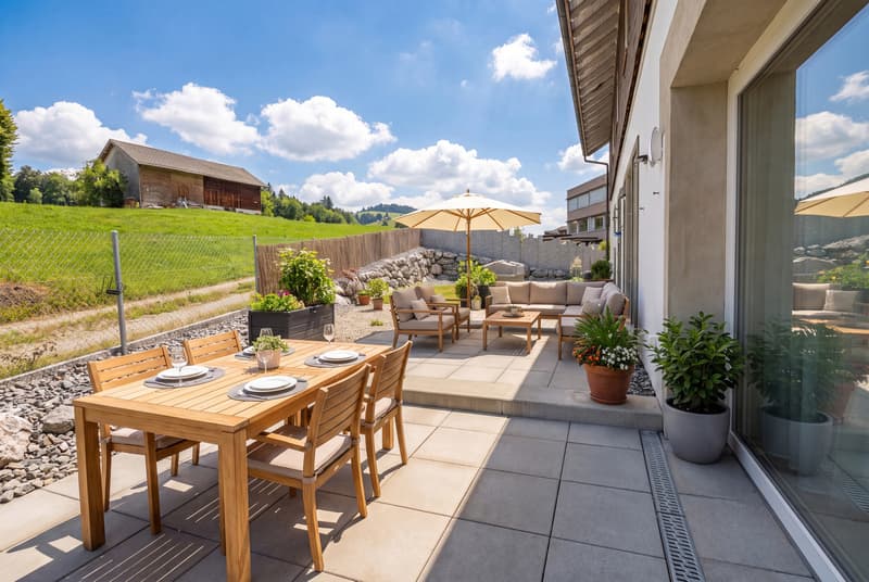 STILVOLLES 6.5 ZIMMER DOPPELEINFAMILIENHAUS MIT MODERNSTEM AUSBAUSTANDARD (6)