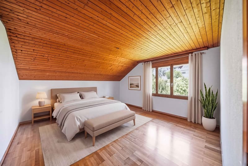 WOHNCHARME MIT WEITBLICK - 4.5 ZIMMER DACHWOHNUNG IN OBERWIL-LIELI (3)