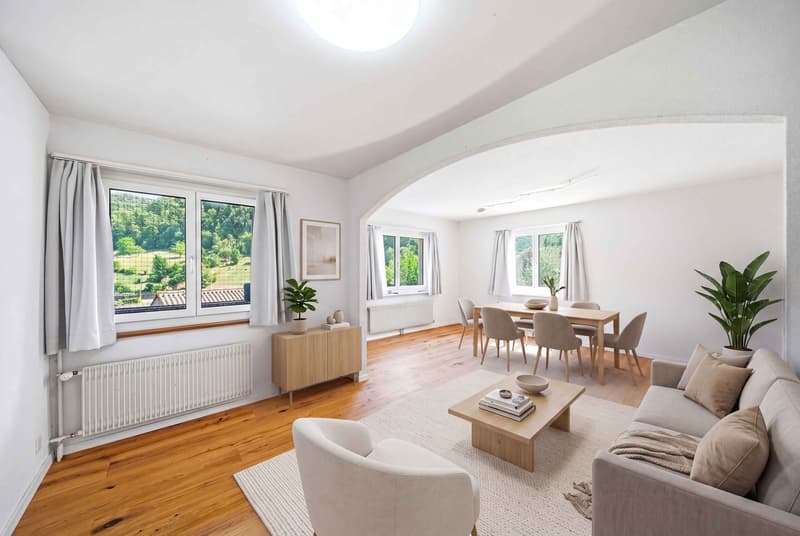 GEPFLEGTES, FREISTEHENDES 4.5 ZIMMER EINFAMILIENHAUS MIT WEITSICHT (2)