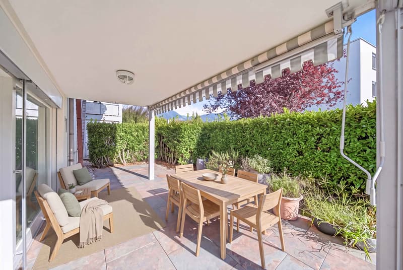 GARTENGLÜCK IN DEN BERGEN - 5.5 ZIMMER GARTENWOHNUNG IN ALPNACH DORF (1)