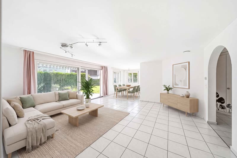 GARTENGLÜCK IN DEN BERGEN - 5.5 ZIMMER GARTENWOHNUNG IN ALPNACH DORF (2)