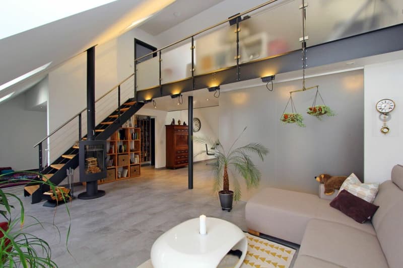 Appartement de toit sensationnel en droit de construction (2)