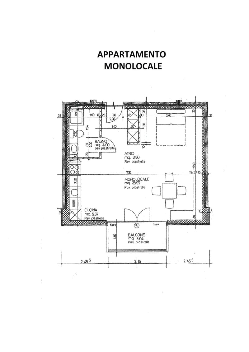 Residenza Saleggi – Accogliente monolocale con balcone e vista sul verde (8)