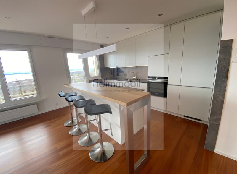 APPARTEMENT ENTIEREMENT RENOVE AVEC VUE IMPRENABLE SUR LE LAC (2)