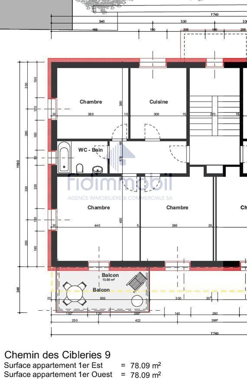 Appartement 3 pièces entièrement rénové (7)
