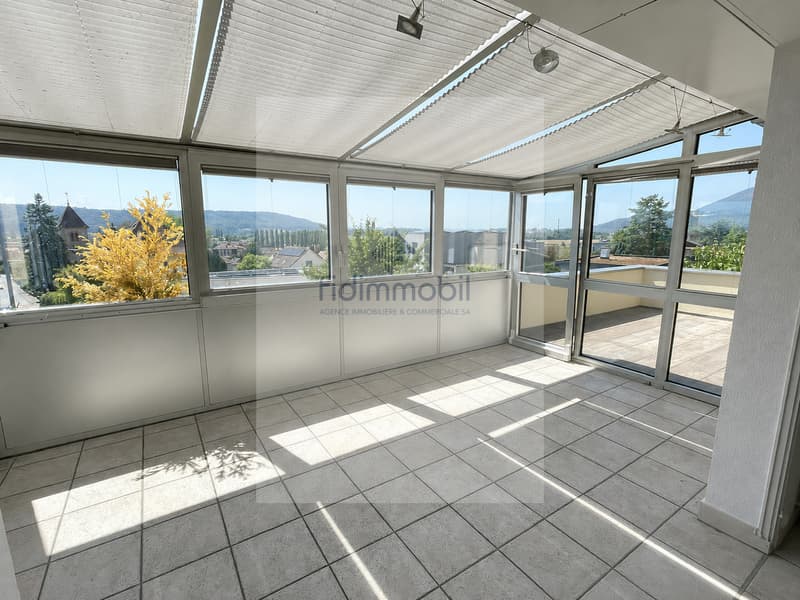 Appartement de 3 pièces avec cheminée, jardin d'hiver et terrasse (7)