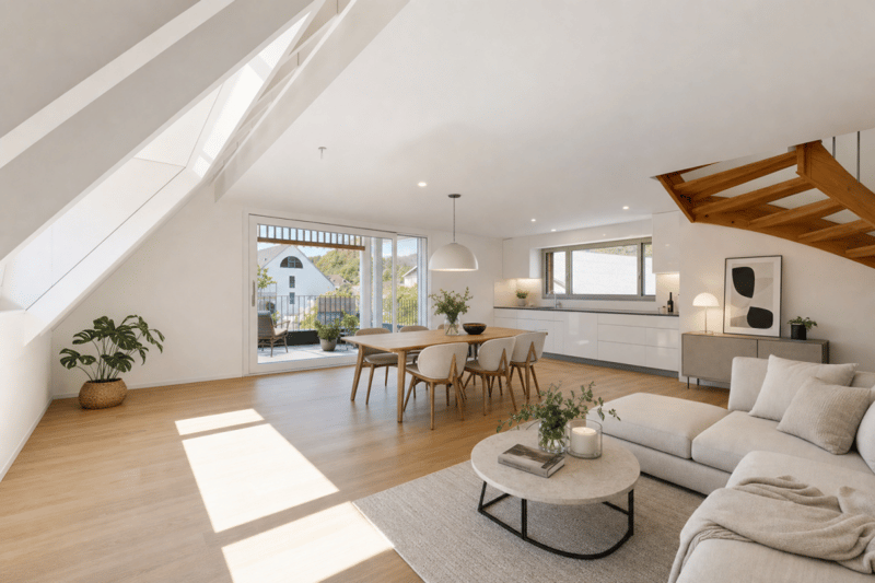 Wohnen im Dorf - Neubau 4.5-Zimmer-Maisonettewohnung (1)