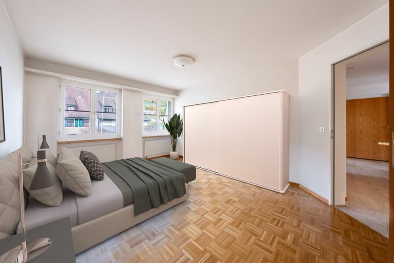 gepflegte Eigentumswohnung mit Balkon, Keller und drei Garagenboxen (6)
