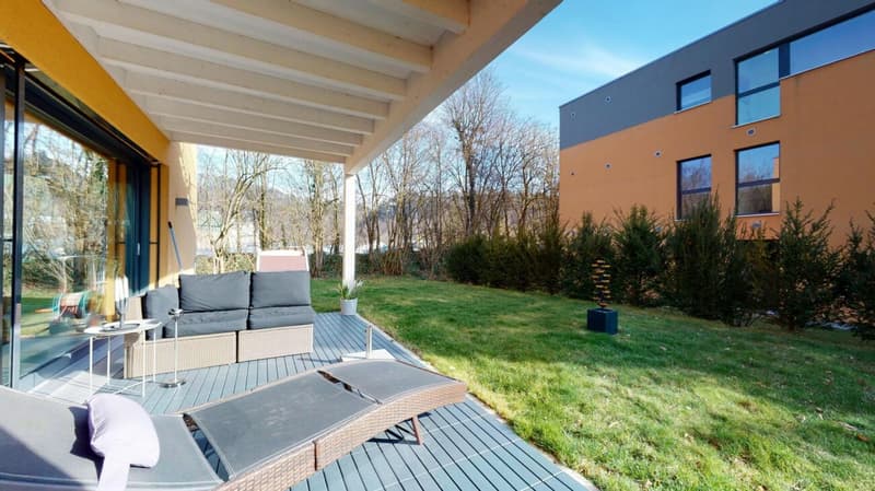 stilsichere 4.5-Zimmer-Gartenwohnung mit Einstellhallen- und Aussenabstellplatz (11)