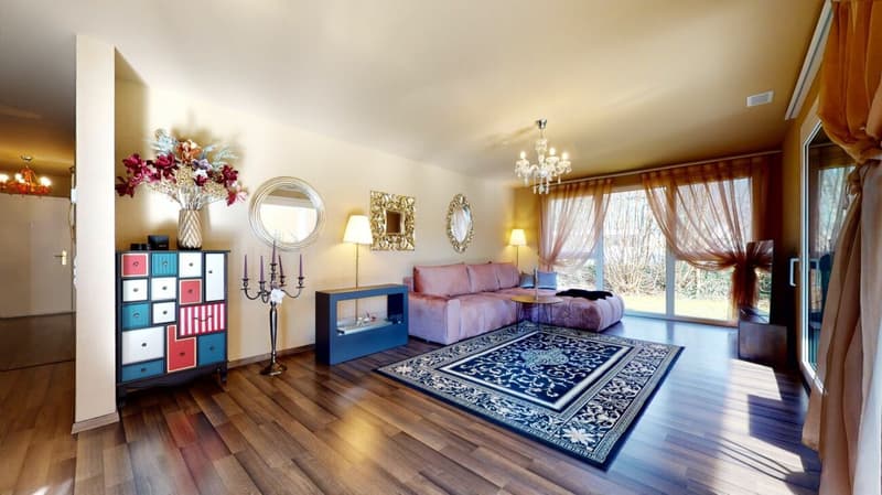 stilsichere 4.5-Zimmer-Gartenwohnung mit Einstellhallen- und Aussenabstellplatz (2)